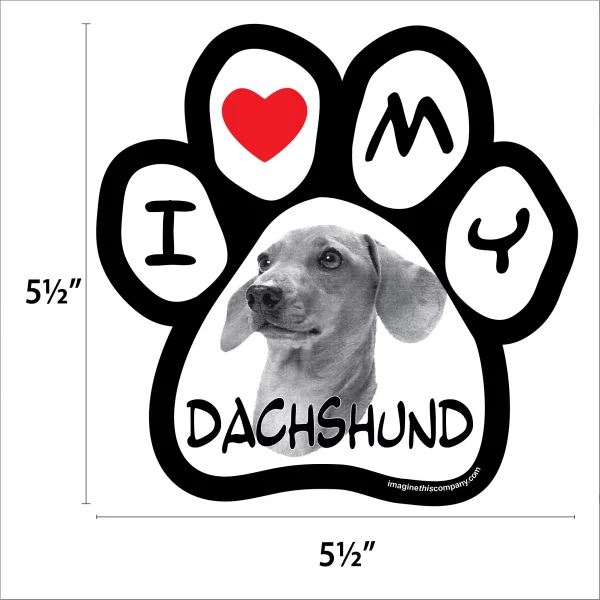Dachshund Photo Paw Magnet - Image 2