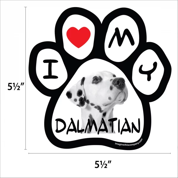 Dalmation Photo Paw Magnet - Image 2