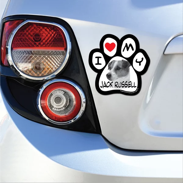 Jack Russell Photo Paw Magnet - Image 3