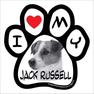 Jack Russell Photo Paw Magnet