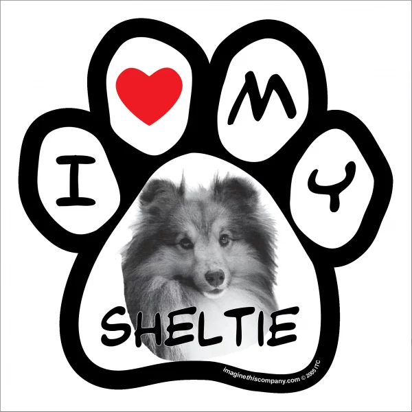 Sheltie Photo Paw Magnet