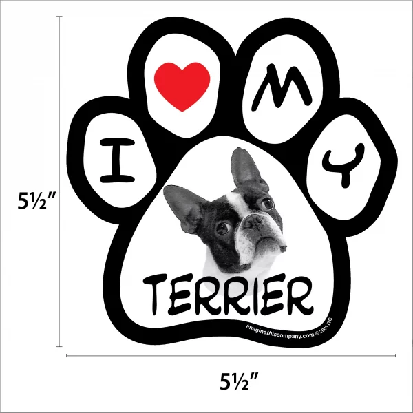 Terrier Photo Paw Magnet - Image 2