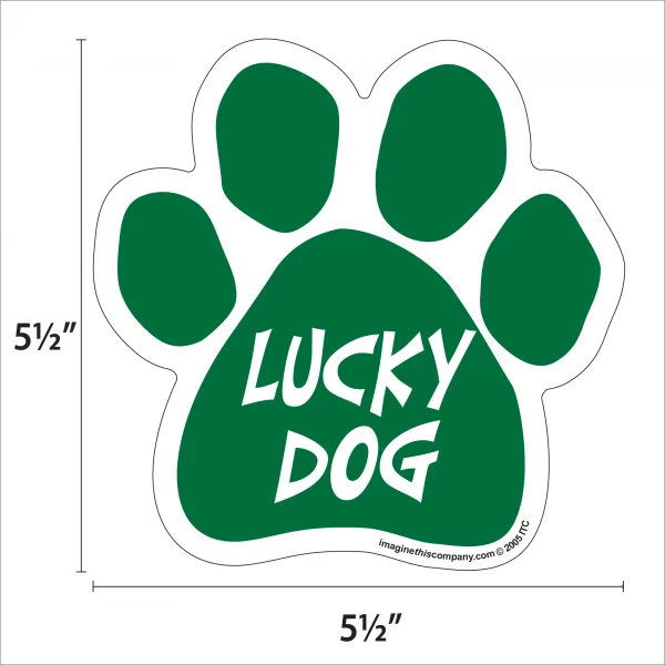 Lucky Dog Irish Paw Magnet - Image 2