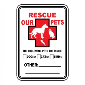 Rescue Our Pets Mini Garden Sign