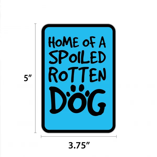 Home of A Spoiled Rotten Dog Mini Garden Sign - Image 2
