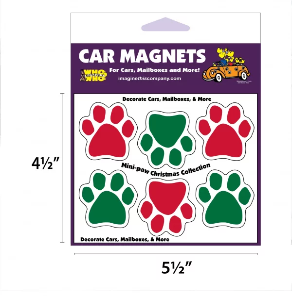 Christmas Mini Paws Magnets - Image 2