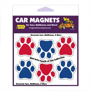 4th of July Mini Paws Magnets