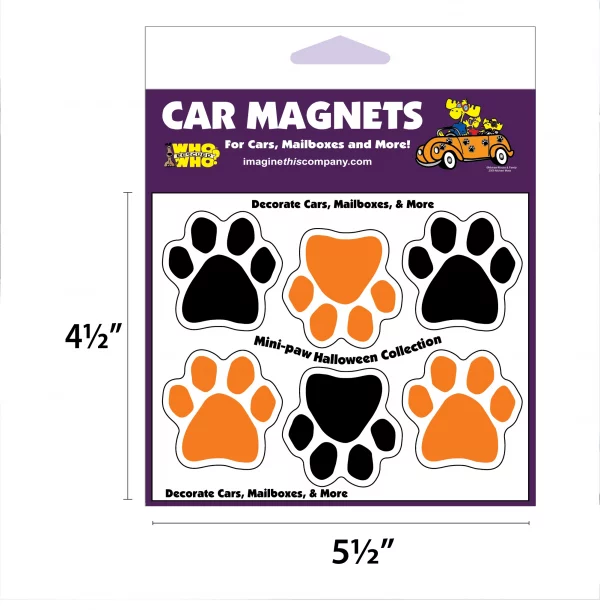 Halloween Mini Paws Magnets - Image 2