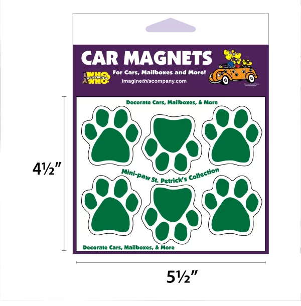 St. Petricks Mini Paws Magnets - Image 2