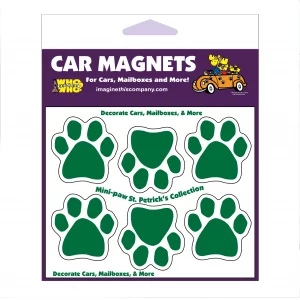 St. Petricks Mini Paws Magnets