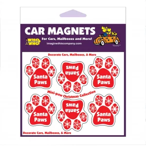 Santa Paws Mini Paws Magnets