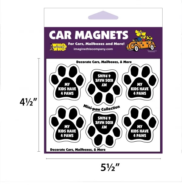 My Kids 4 Paws Mini Paws Magnets - Image 2