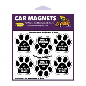 My Kids 4 Paws Mini Paws Magnets
