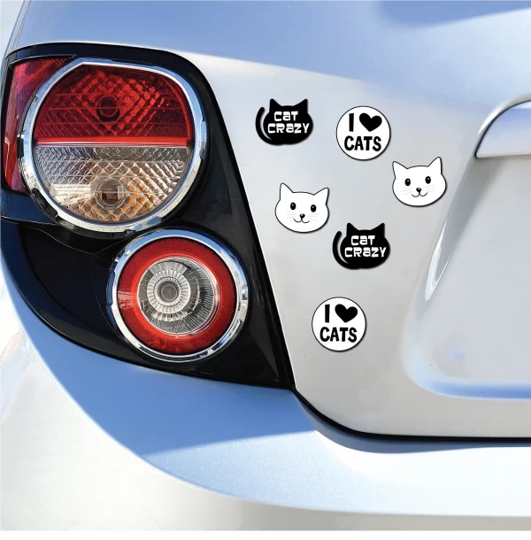 Cat Shapes Mini Paws Magnets - Image 3