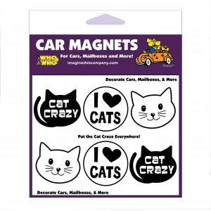 Cat Shapes Mini Paws Magnets
