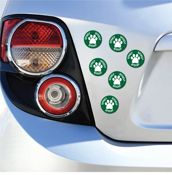 Reduce Recycle Rescue Mini Paws Magnets - Image 3