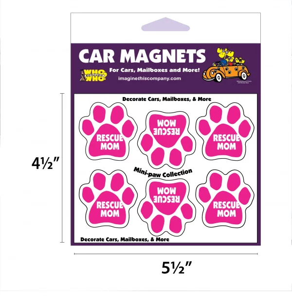 Rescue Mom Mini Paws Magnets - Image 2