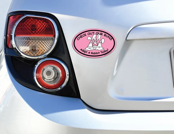 Check Out Our Buns Oval Magnet - Image 3