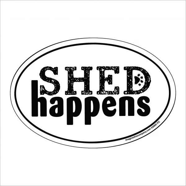 Shed Happens Oval Magnet