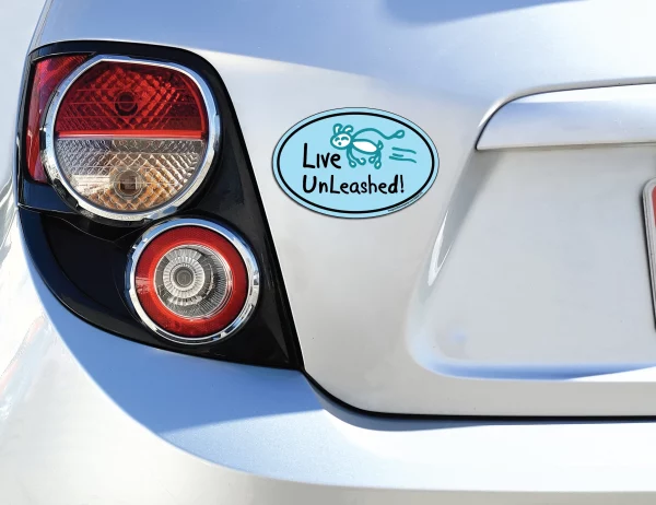 Live UnLeashed Oval Magnet - Image 3
