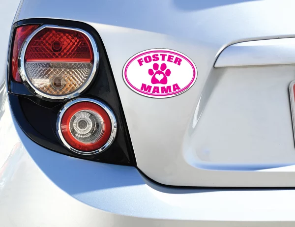 Foster Momma Oval Magnet - Image 3