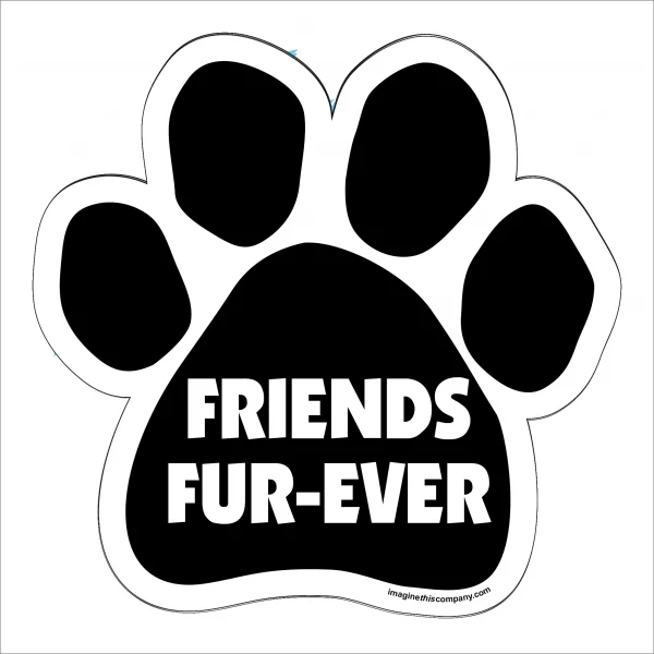 Friends Fur-Ever Paw Magnet