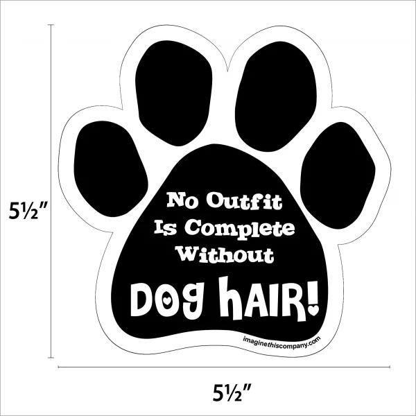 No Outfit is Complete Without Dog Hair Paw Magnet - Image 2