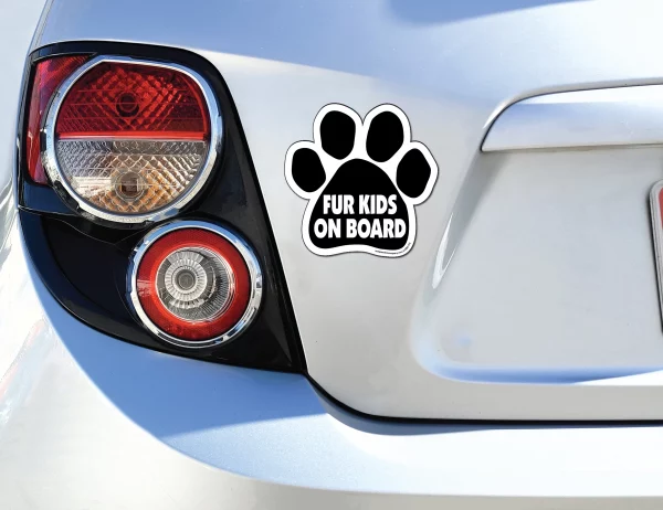 Fur Kids On Board Paw Magnet - Image 3