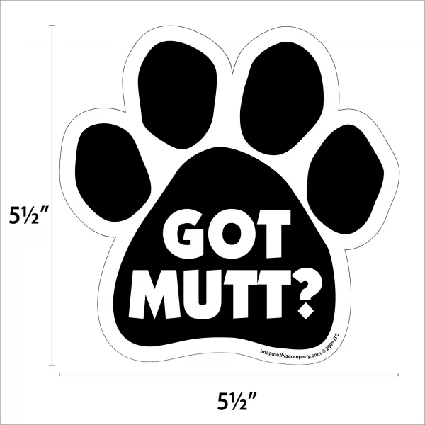 Got Mutt Paw Magnet - Image 2
