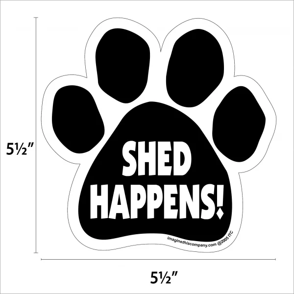 Shed Happens Paw Magnet - Image 2