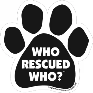 who rescued who paw magnet