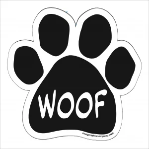 Woof Paw Magnet