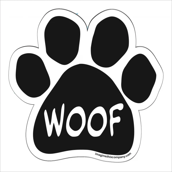Woof Paw Magnet