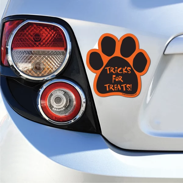 Tricks For Treats Halloween Paw Magnet - Image 3