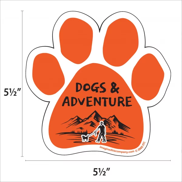 Dogs And Adventure Paw Magnet - Image 2