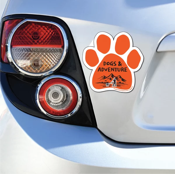 Dogs And Adventure Paw Magnet - Image 3