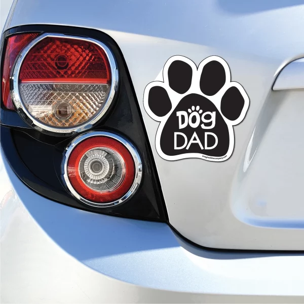 Dog Dad Paw Magnet - Image 3
