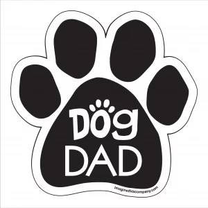 Dog Dad Paw Magnet