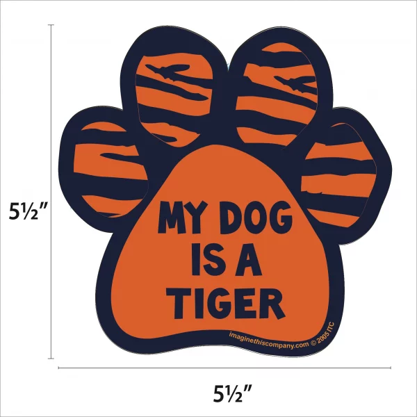 Tiger Fan Paw Paw Magnet - Image 2