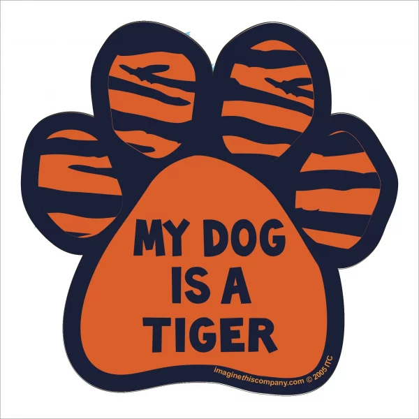 Tiger Fan Paw Paw Magnet