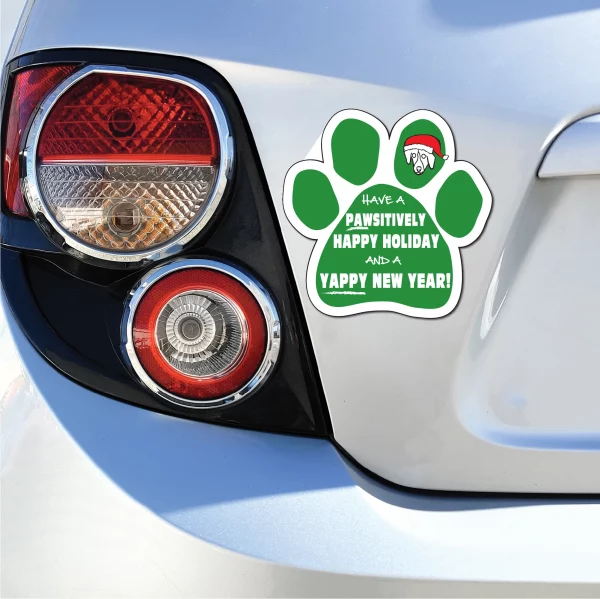 Yappy New Year! Paw Magnet - Image 3