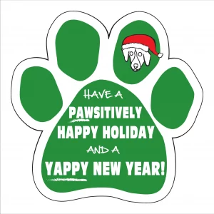 Yappy New Year! Paw Magnet