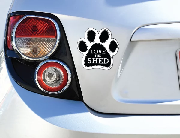 Love The Shed Paw Magnet - Image 3
