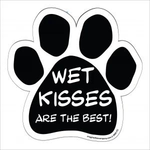Wet Kisses Paw Magnet