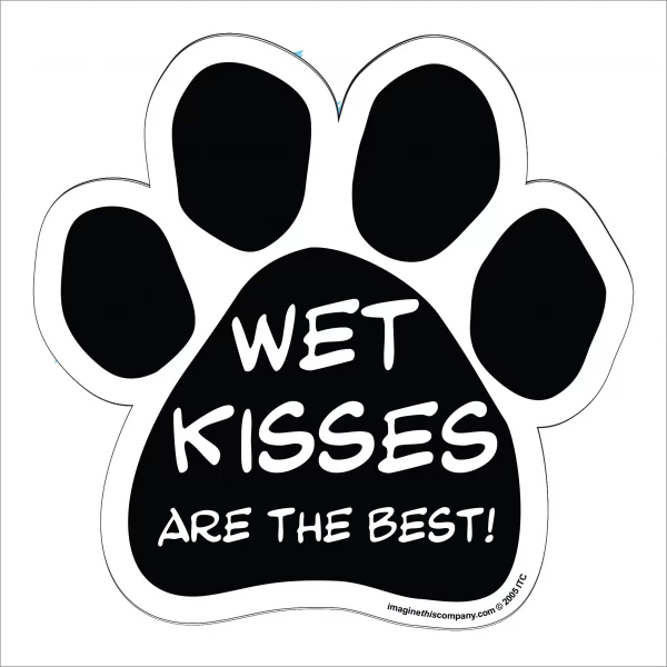 Wet Kisses Paw Magnet