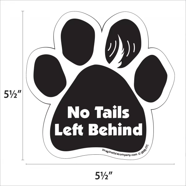 No Tails Left Behind Paw Magnet - Image 2