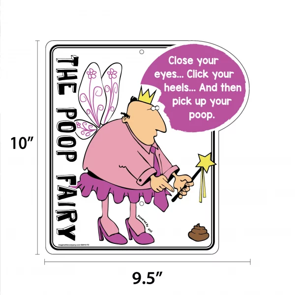 Click Your Heels Phil The Poop Fairy Garden Sign - Image 2