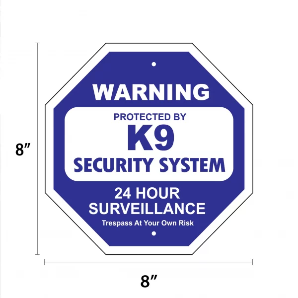 K9 Security System Garden Security Sign - Image 2