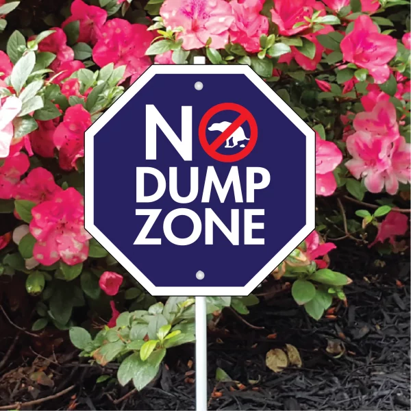 No Dump Zone Garden Sign - Image 3
