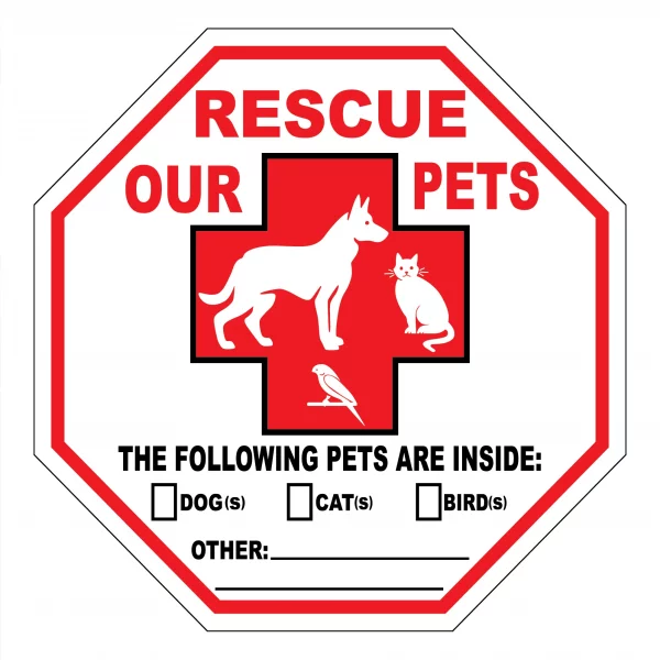 Rescue Our Pets Garden Sign